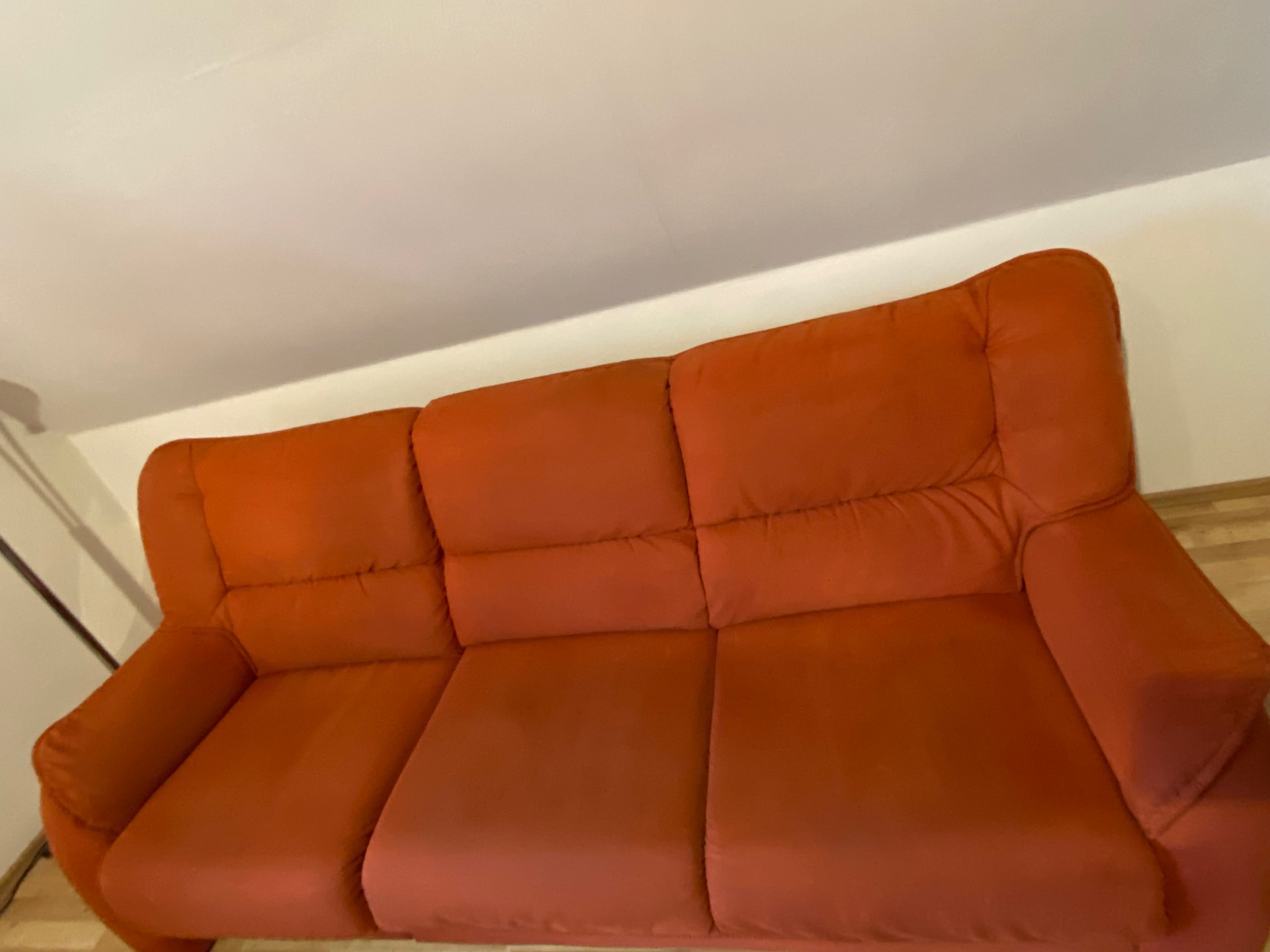 Couchgarnitur terrakotta · Bayern nachher