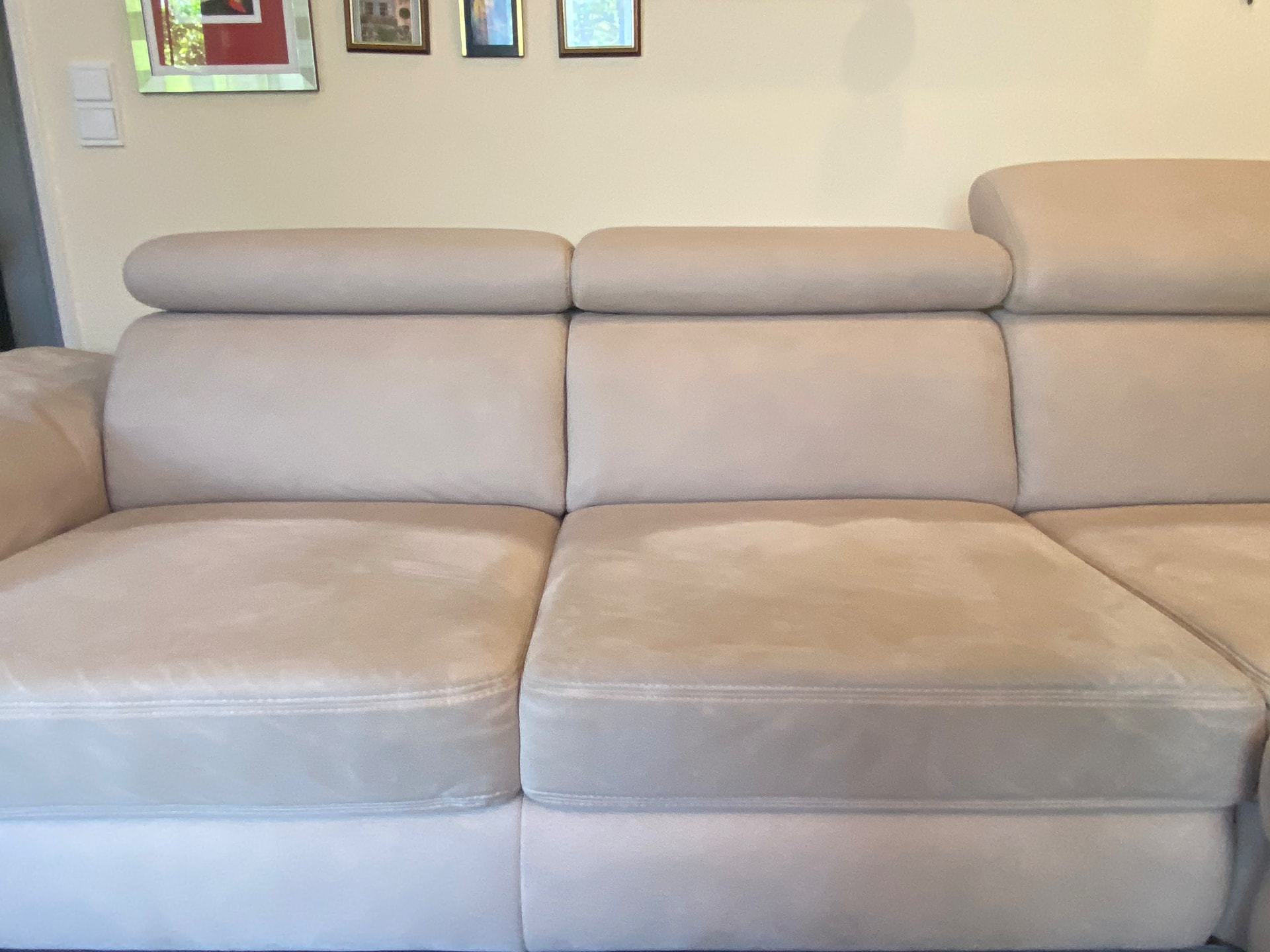 Couchgarnitur beige · München vorher